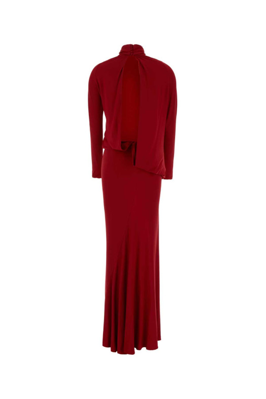 Red stretch jersey long dress Red MAGDA BUTRYM (330426)