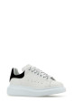 White leather sneakers with black suede heel ALEXANDER MCQUEEN (553770WIEF1)