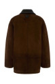 Brown suede jacket PRADA (56A226SOOO173B)