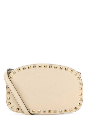 Ivory leather Rockstud crossbody bag VALENTINO GARAVANI (7W2B0S17VSF)
