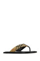 Embroidered fabric Pavilion thong slippers BURBERRY (8109162)