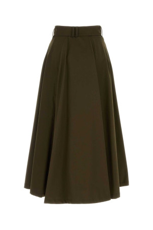 Olive green cotton skirt BURBERRY (8117977)