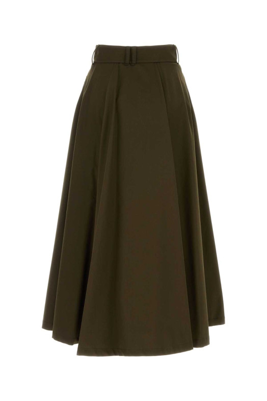 Olive green cotton skirt BURBERRY (8117977)