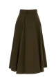 Olive green cotton skirt BURBERRY (8117977)