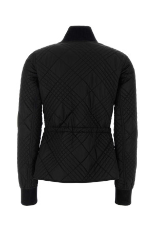 Black polyester blend jacket Black BURBERRY (8121368)