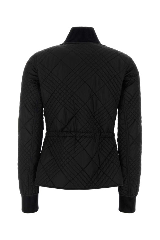 Black polyester blend jacket Black BURBERRY (8121368)