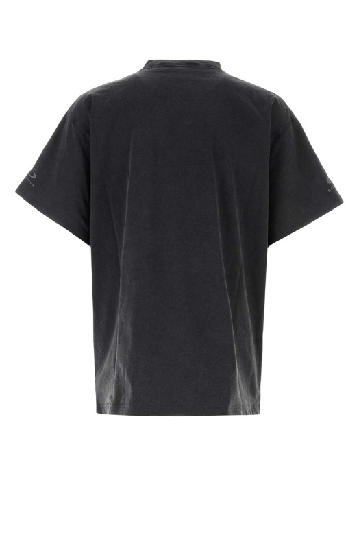 Slate cotton oversize reversbile t-shirt BALENCIAGA (850435TTVI4)