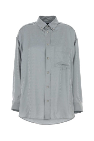 Grey wool shirt BALENCIAGA (850978TTO54)
