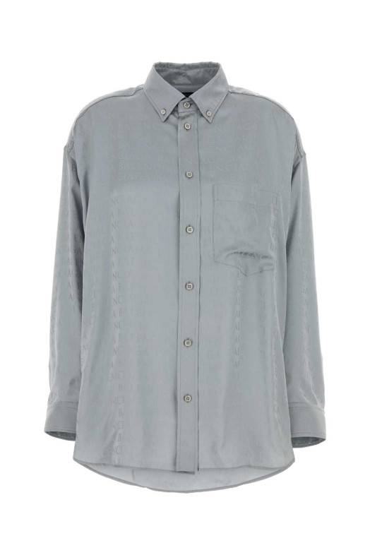 Grey wool shirt BALENCIAGA (850978TTO54)