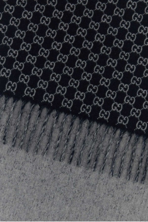 Embroidered wool blend scarf GUCCI (8520384GAKX)