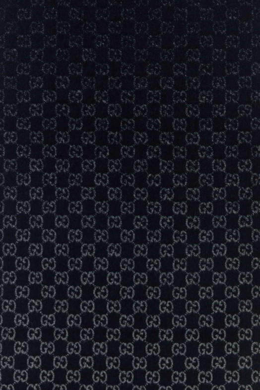 Embroidered wool blend scarf GUCCI (8520384GAKX)