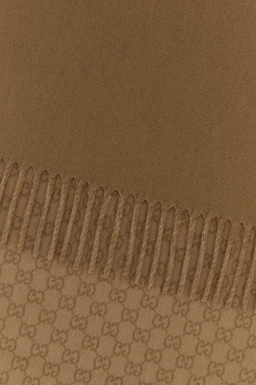 Embroidered wool blend scarf GUCCI (8520384GAKX)