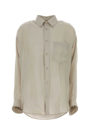 Sand cupro oversize shirt BALENCIAGA (862679TSM04)