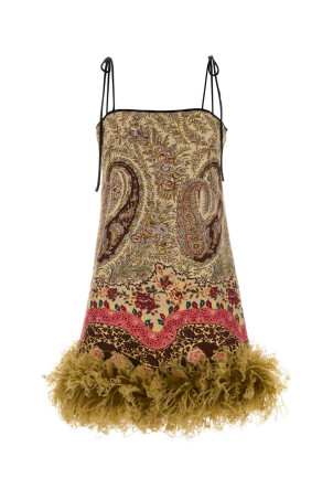 Printed silk mini dress VALENTINO GARAVANI (8B3VAJG5A3E)