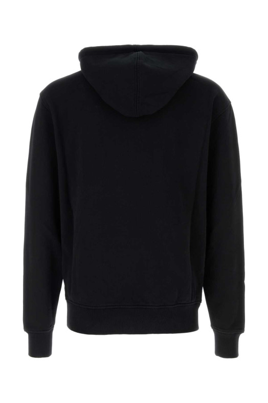 Black cotton sweatshirt AMI (BFUSW235730)