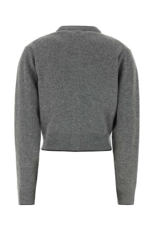 Grey wool blend cardigan Green CHLOE (CH26SMC08710)