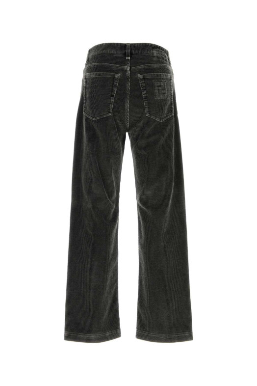 Charcoal corduroy pant FENDI (FLP302AVY5)