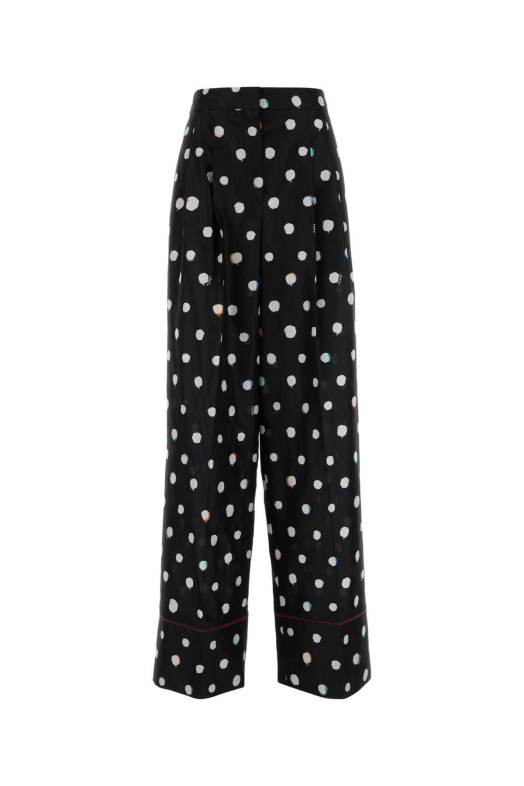 Printed silk wide-leg pant FENDI (FR6678AVJQ)