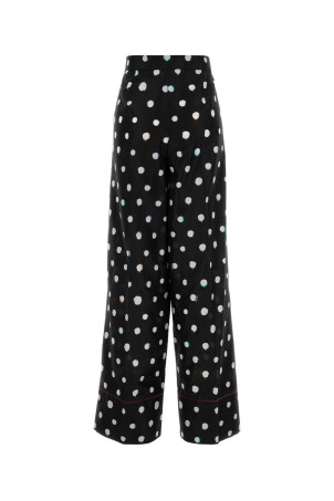 Printed silk wide-leg pant FENDI (FR6678AVJQ)