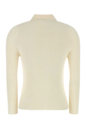 Cream stretch wool blend shirt FENDI (FZE558AW4B)