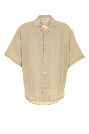 Beige viscose shirt AMI (HSH768VI0036)