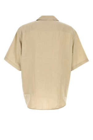 Beige viscose shirt AMI (HSH768VI0036)