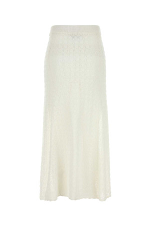 White crochet skirt GANNI (K2546)