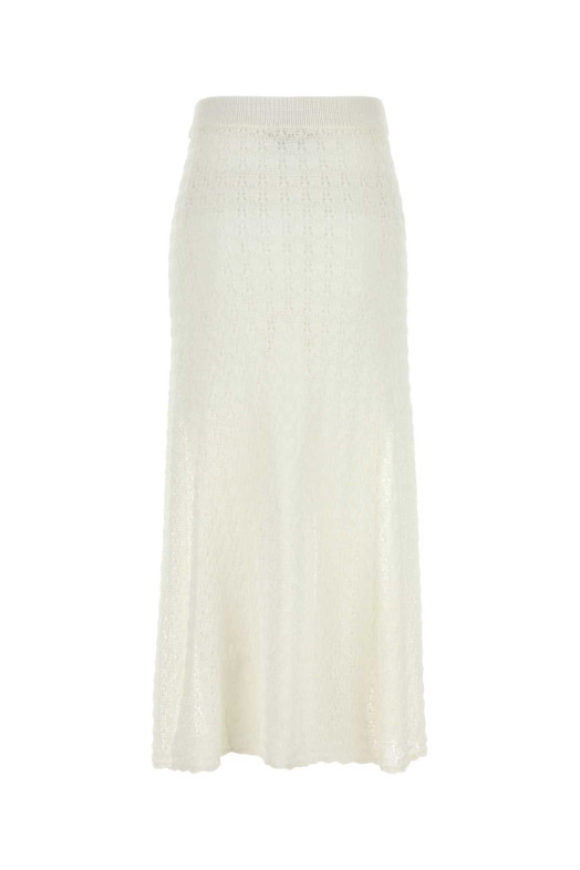 White crochet skirt GANNI (K2546)