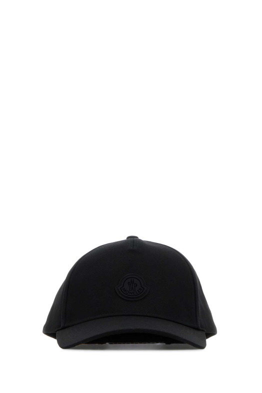 Black cotton baseball cap Black MONCLER (L10913B000080U082)