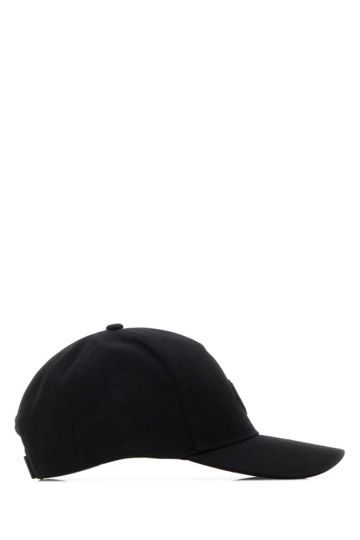 Black cotton baseball cap Black MONCLER (L10913B000080U082)