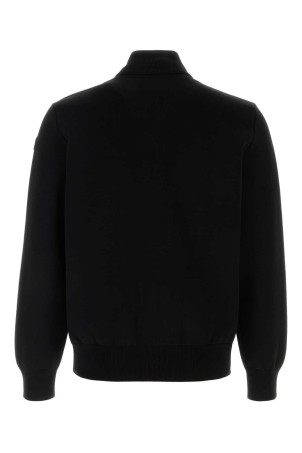 Black knit and nylon jacket Black MONCLER (L10919B00022V9100)