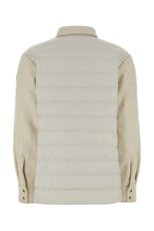 Ivory bouclÃ© down jacket MONCLER (L10932F0000959977)