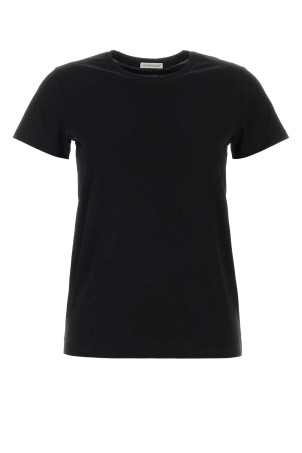 Black cotton t-shirt Black MONCLER (L10938C73200V8058)