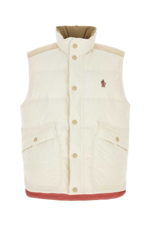 Ivory polyester sleeveless Scais down jacket Beige MONCLER GRENOBLE (L10971A0000259996)