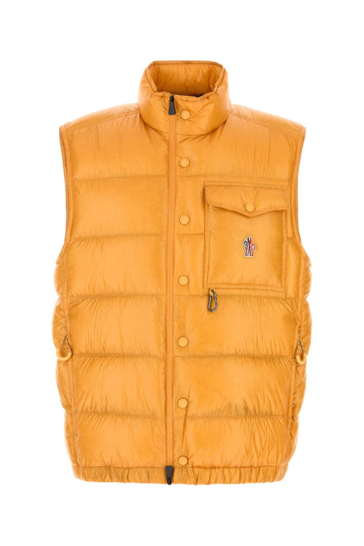 Yellow nylon sleeveless Uychi down jacket MONCLER GRENOBLE (L10971A00008597X6)