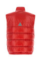 Red nylon sleeveless Uychi down jacket BLUE MONCLER GRENOBLE (L10971A00008597X6)