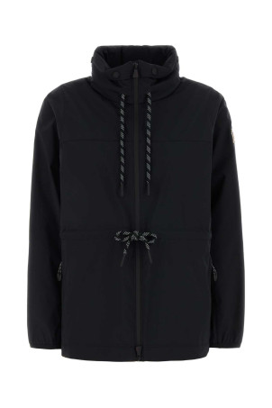 Black stretch nylon Soulare windbreaker Black MONCLER GRENOBLE (L10981A0000559987)