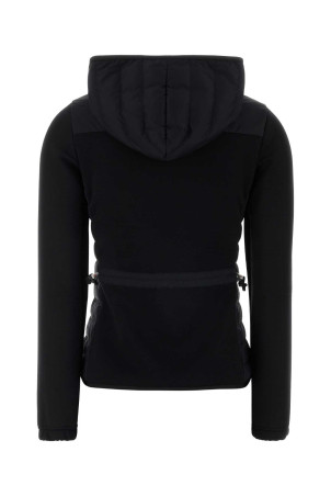 Black stretch polyester blend jacket Black MONCLER GRENOBLE (L10988G0000389BC9)