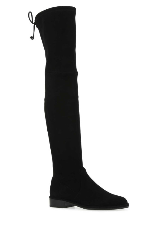Stivali Lowland in pelle scamosciata nera Black STUART WEITZMAN (LOWLANDSUS)