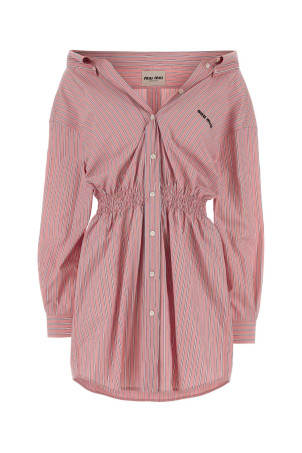 Embroidered poplin shirt dress MIU MIU (MF6125SOOO180U)