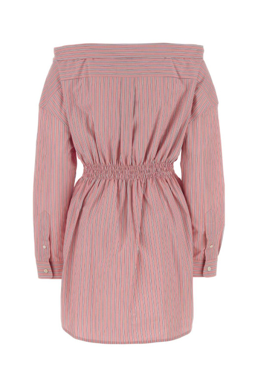 Embroidered poplin shirt dress MIU MIU (MF6125SOOO180U)