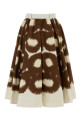 Printed cotton skirt PRADA (P137WGSOOO187Q)