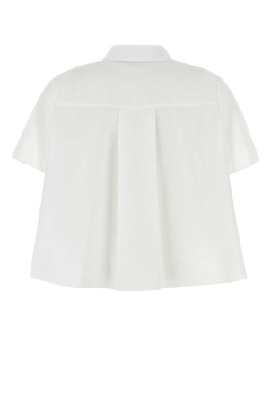 White poplin oversize shirt White LOEWE (S359Y05XEW)
