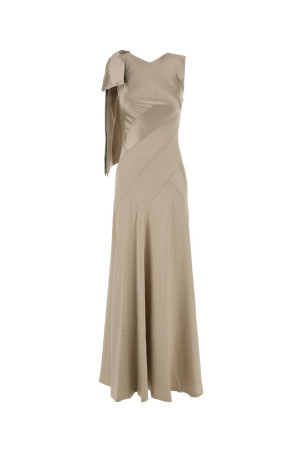 Sand satin long dress MAISON MARGIELA (S51DG0004S49465)