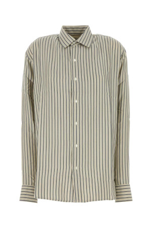 Embroidered silk oversize Songino shirt LE KASHA (SONGINO)