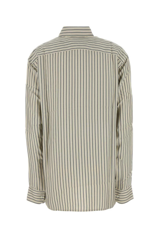 Embroidered silk oversize Songino shirt LE KASHA (SONGINO)