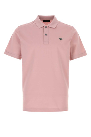 Pink piquet polo shirt PRADA (UJN444SWM31867)