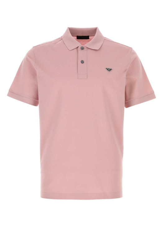 Pink piquet polo shirt PRADA (UJN444SWM31867)