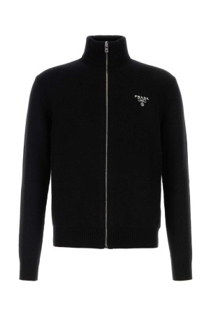Black cashmere cardigan Black PRADA (UMG245S23211LM)