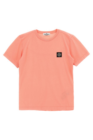 'Compass' logo T-shirt Pink